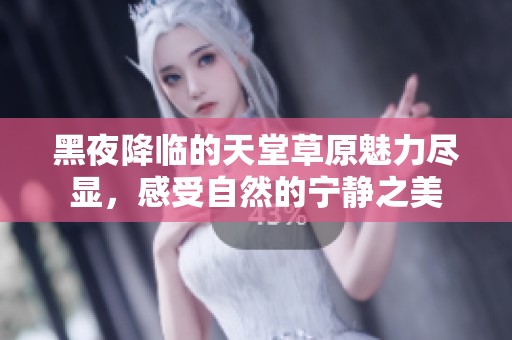黑夜降临的天堂草原魅力尽显，感受自然的宁静之美