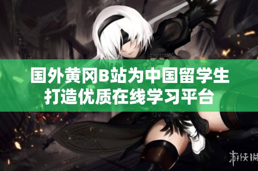 国外黄冈B站为中国留学生打造优质在线学习平台