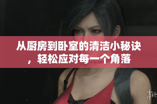从厨房到卧室的清洁小秘诀，轻松应对每一个角落
