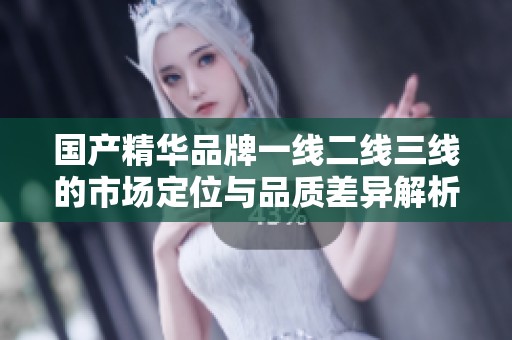 国产精华品牌一线二线三线的市场定位与品质差异解析