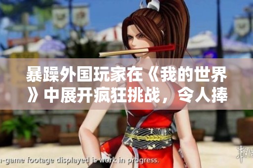 暴躁外国玩家在《我的世界》中展开疯狂挑战，令人捧腹大笑