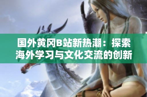 国外黄冈B站新热潮：探索海外学习与文化交流的创新平台