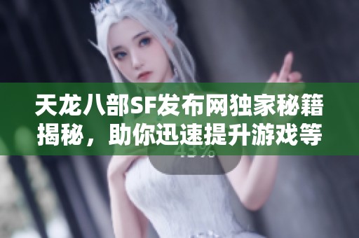 天龙八部SF发布网独家秘籍揭秘，助你迅速提升游戏等级！