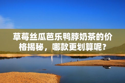 草莓丝瓜芭乐鸭脖奶茶的价格揭秘，哪款更划算呢？