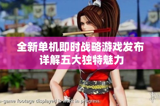 全新单机即时战略游戏发布 详解五大独特魅力