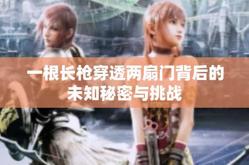 一根长枪穿透两扇门背后的未知秘密与挑战