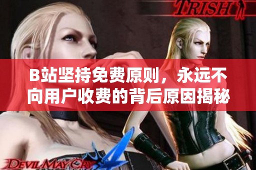B站坚持免费原则，永远不向用户收费的背后原因揭秘