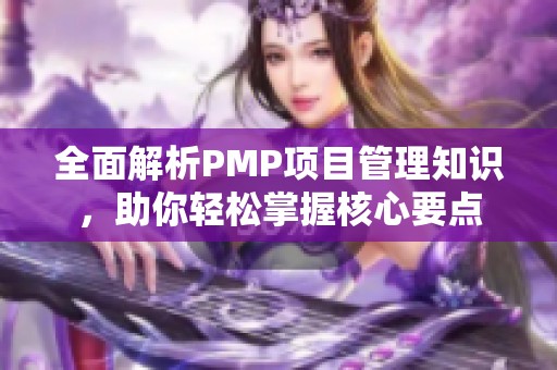 全面解析PMP项目管理知识，助你轻松掌握核心要点
