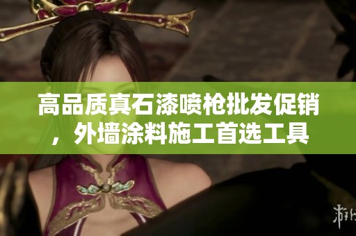 高品质真石漆喷枪批发促销，外墙涂料施工首选工具