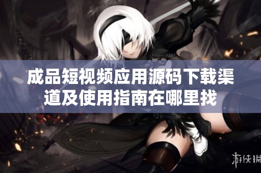 成品短视频应用源码下载渠道及使用指南在哪里找