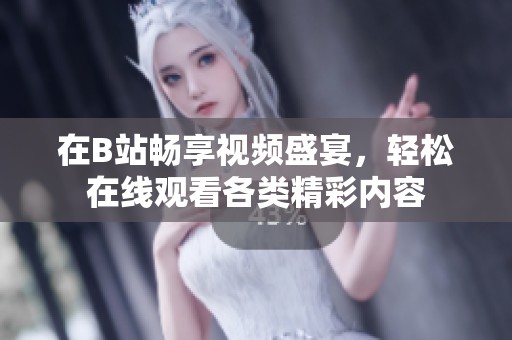 在B站畅享视频盛宴，轻松在线观看各类精彩内容