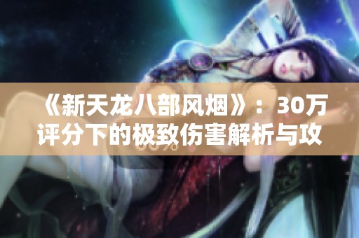 《新天龙八部风烟》：30万评分下的极致伤害解析与攻略