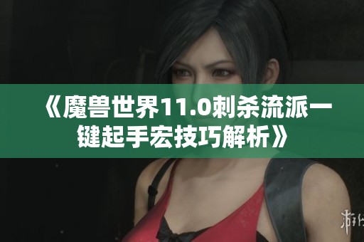 《魔兽世界11.0刺杀流派一键起手宏技巧解析》
