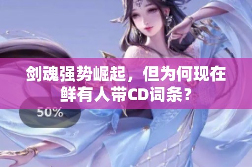 剑魂强势崛起，但为何现在鲜有人带CD词条？