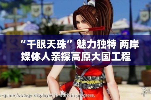 “千眼天珠”魅力独特 两岸媒体人亲探高原大国工程