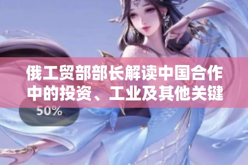 俄工贸部部长解读中国合作中的投资、工业及其他关键领域