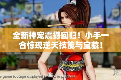 全新神宠震撼回归！小手一合惊现逆天技能与宝藏！