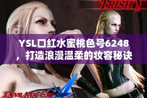 YSL口红水蜜桃色号6248，打造浪漫温柔的妆容秘诀