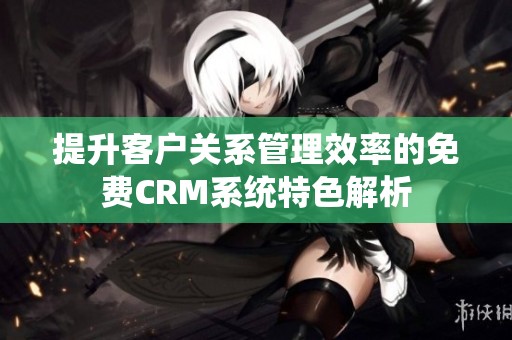 提升客户关系管理效率的免费CRM系统特色解析