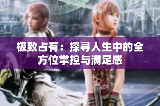 极致占有：探寻人生中的全方位掌控与满足感