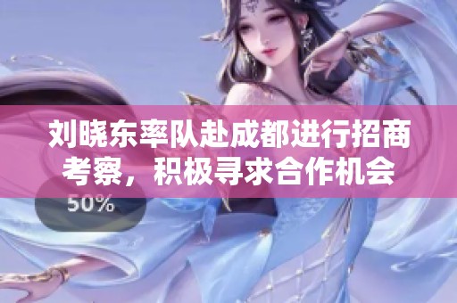 刘晓东率队赴成都进行招商考察，积极寻求合作机会