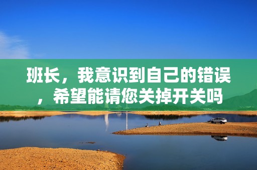 班长，我意识到自己的错误，希望能请您关掉开关吗