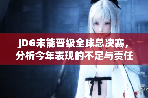 JDG未能晋级全球总决赛，分析今年表现的不足与责任归属