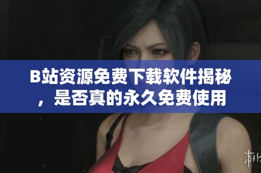 B站资源免费下载软件揭秘，是否真的永久免费使用