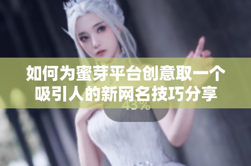 如何为蜜芽平台创意取一个吸引人的新网名技巧分享