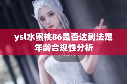 ysl水蜜桃86是否达到法定年龄合规性分析