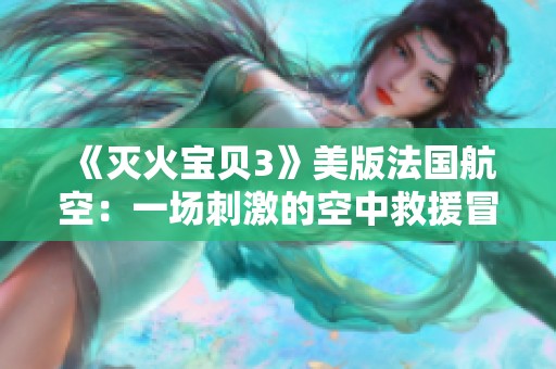 《灭火宝贝3》美版法国航空：一场刺激的空中救援冒险