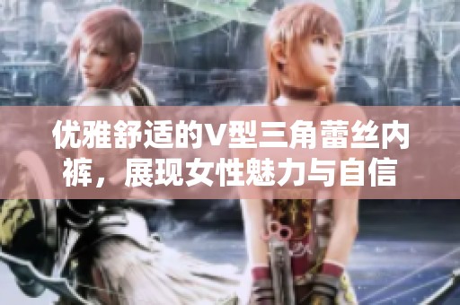优雅舒适的V型三角蕾丝内裤，展现女性魅力与自信