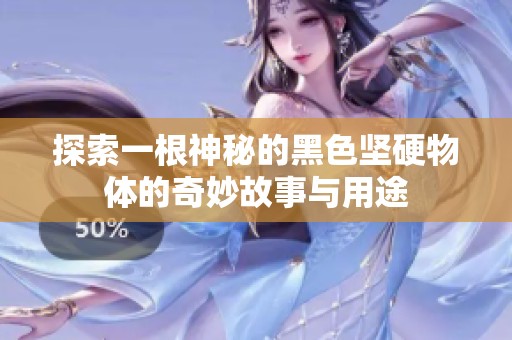 探索一根神秘的黑色坚硬物体的奇妙故事与用途