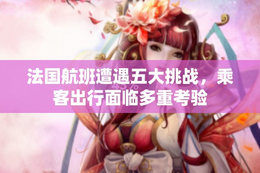 法国航班遭遇五大挑战，乘客出行面临多重考验