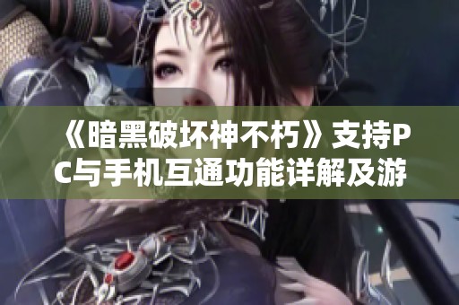 《暗黑破坏神不朽》支持PC与手机互通功能详解及游戏体验分享