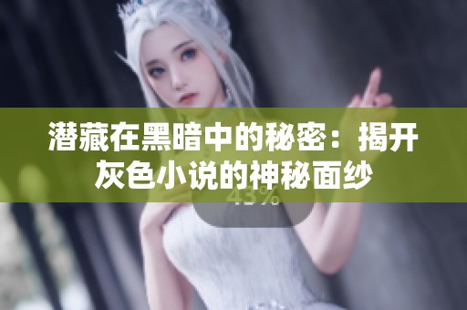 潜藏在黑暗中的秘密：揭开灰色小说的神秘面纱