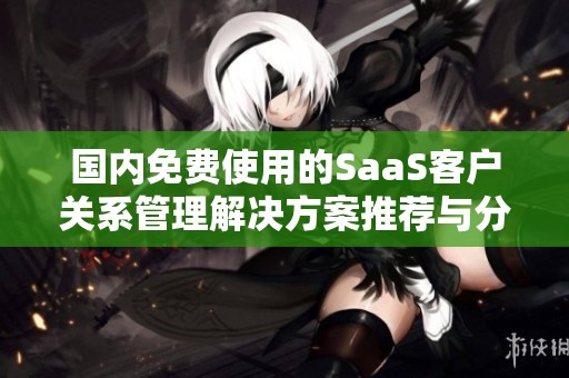 国内免费使用的SaaS客户关系管理解决方案推荐与分析