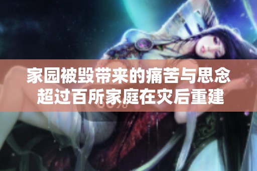 家园被毁带来的痛苦与思念 超过百所家庭在灾后重建中的艰难历程
