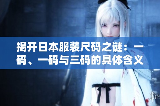 揭开日本服装尺码之谜：一码、一码与三码的具体含义解析