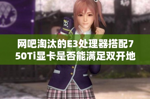 网吧淘汰的E3处理器搭配750Ti显卡是否能满足双开地下城游戏的需求分析