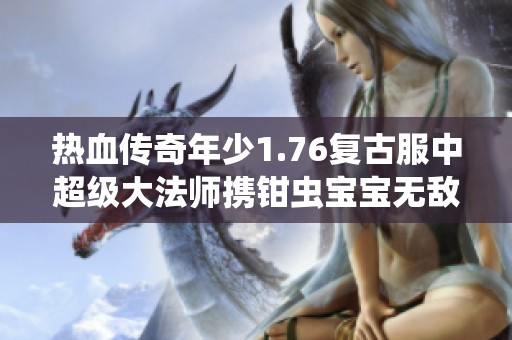 热血传奇年少1.76复古服中超级大法师携钳虫宝宝无敌横扫全场的传奇之旅