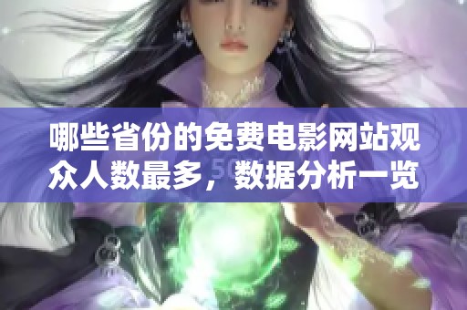 哪些省份的免费电影网站观众人数最多，数据分析一览