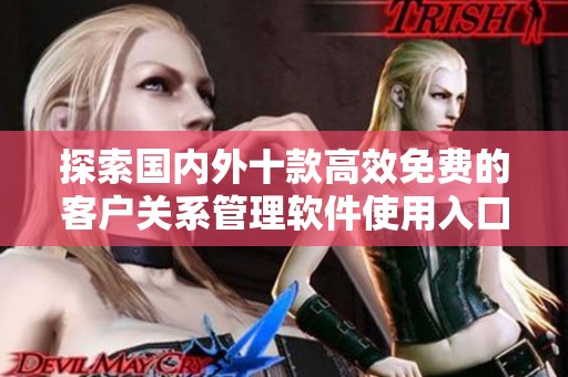 探索国内外十款高效免费的客户关系管理软件使用入口指南