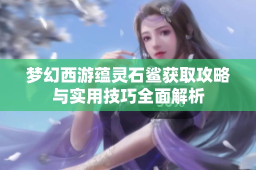 梦幻西游蕴灵石鲨获取攻略与实用技巧全面解析