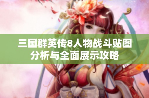三国群英传8人物战斗贴图分析与全面展示攻略