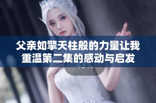 父亲如擎天柱般的力量让我重温第二集的感动与启发