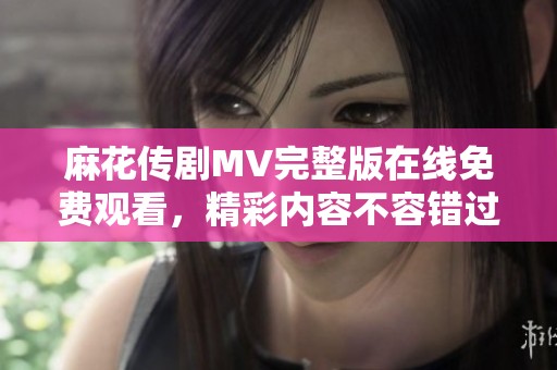 麻花传剧MV完整版在线免费观看，精彩内容不容错过