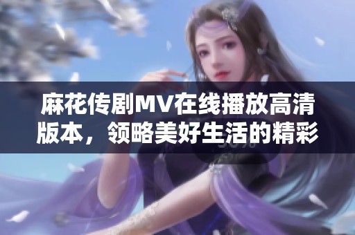 麻花传剧MV在线播放高清版本，领略美好生活的精彩瞬间