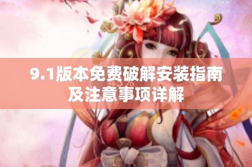 9.1版本免费破解安装指南及注意事项详解