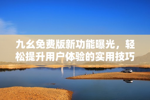 九幺免费版新功能曝光，轻松提升用户体验的实用技巧分享